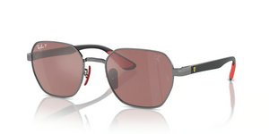F001H2 - Gunmetal with Polarized Purple & Silver Lenses