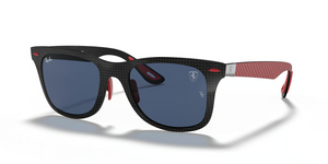 F05580 - Black with Dark Blue Lenses