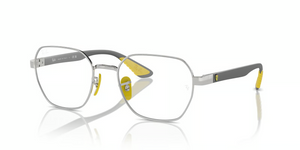 F098 - Silver with Clear Lenses