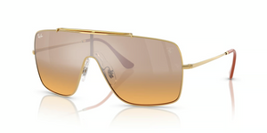 F105Y1 - Arista Gold with Orange Mirror Gradient Silver Lenses