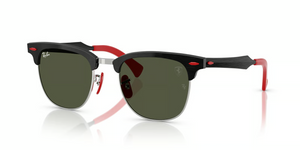 F11031 - Brushed Black On Silved with G-15 Green Lenses