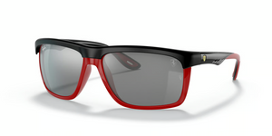 F6026G - Black with Grey Mirror Silver Lenses