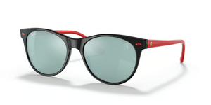 F64430 - Black with Silver Flash Lenses