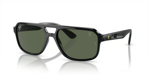 F68371 - Black with Dark Green Lenses
