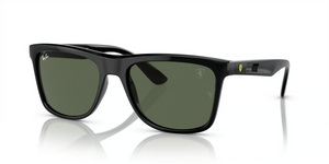 F68371 - Black with Dark Green Lenses