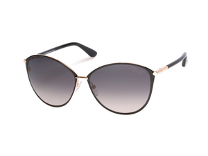 28D - Shiny Rose Gold with Polarized Smoke Lenses