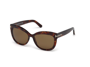 54H - Red Havana with Brown Polarized Lenses