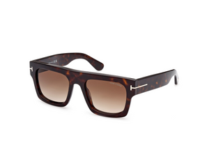 52F - Dark Havana with Gradient Brown Lenses