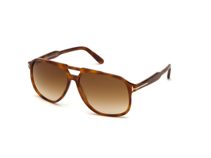 05B - Dark Havana with Brown Lenses