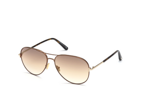 30T - Shiny Deep Gold with Gradient Bordeaux Lenses