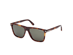 53N - Blonde Havana with Green Lenses
