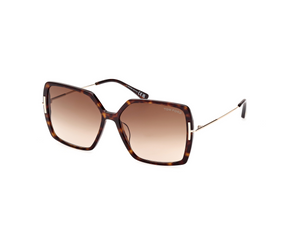 52F - Dark Havana with Gradient Brown Lenses
