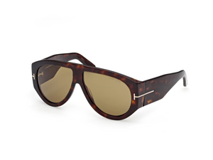 52N - Dark Havana with Green Lenses