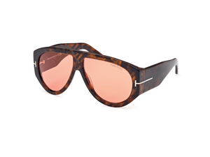 52S - Colored Havana with Bordeaux Lenses