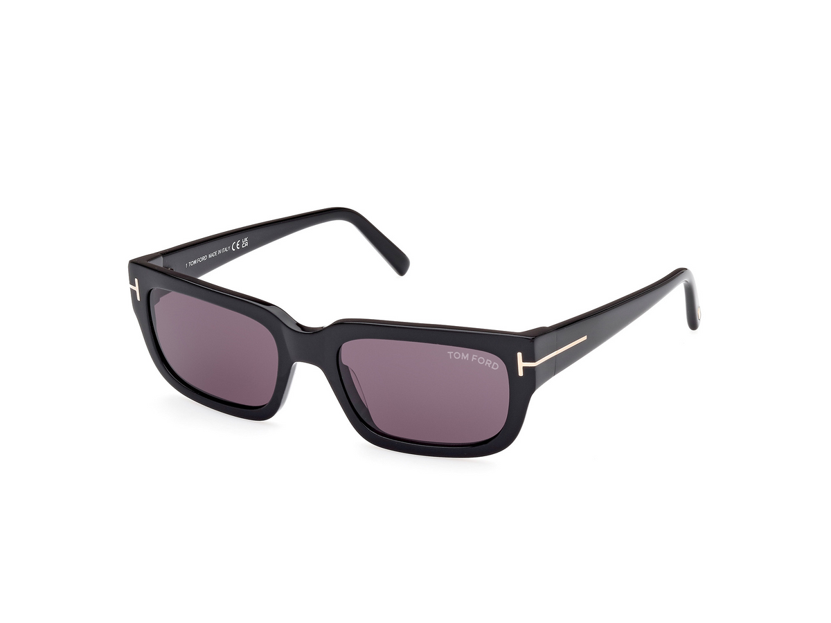 NEW Tom Ford Ezra FT1075 Sunglasses in Black Photochromic Tom Ford FT1075 Sunglasses | Select Eyewear main image 2
