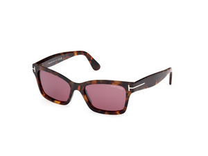 52U - Dark Havana with Bordeaux Lenses