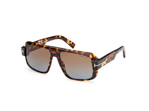 52F - Dark Havana with Gradient Brown Lenses
