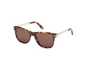 52E - Dark Havana with Brown Lenses