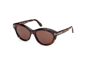 52E - Dark Havana with Brown Lenses