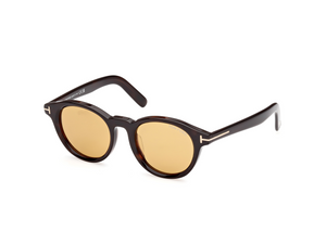 52E - Dark Havana with Brown Lenses