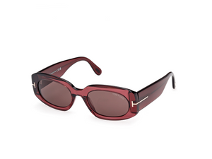 69E - Shiny Bordeaux with Brown Lenses