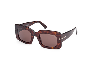52E - Dark Havana with Brown Lenses