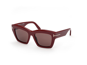 69E - Shiny Bordeaux with Brown Lenses