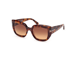 53F - Blonde Havana with Gradient Brown Lenses