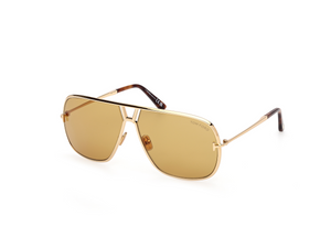 30E - Shiny Deep Gold with Brown Lenses