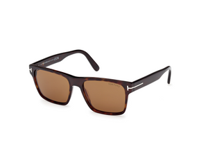 52E - Dark Havana with Brown Lenses