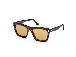 52E - Dark Havana with Brown Lenses