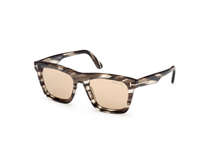 56E - Colored Havana with Brown Lenses