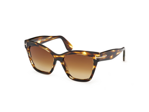 55F - Colored Havana with Gradient Brown Lenses