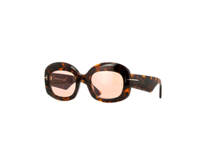 52Y - Dark Havana with Violet Lenses