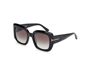 01B - Shiny Black with Gradient Smoke Lenses