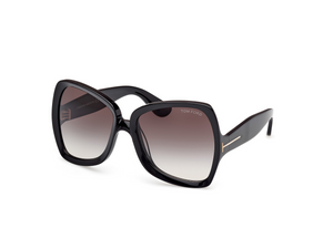01B - Shiny Black with Gradient Smoke Lenses