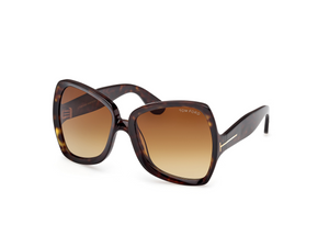 52F - Dark Havana with Gradient Brown Lenses