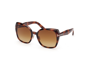 53F - Blonde Havana with Gradient Brown Lenses