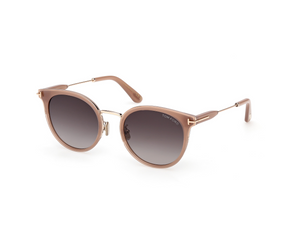 45B - Shiny Light Brown with Gradient Smoke Lenses
