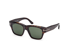 52N - Dark Havana with Green Lenses