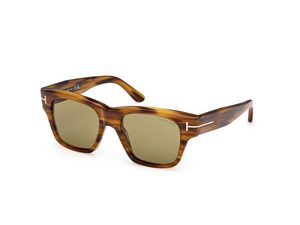 55N - Colored Havana with Green Lenses
