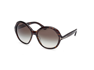 52B - Dark Havana with Gradient Smoke Lenses
