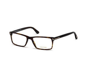 052 - Dark Havana with Clear Lenses