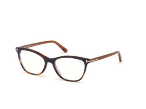 055 - Colored Havana with Clear Lenses