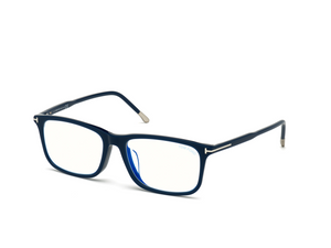 090 - Shiny Blue with Clear Lenses