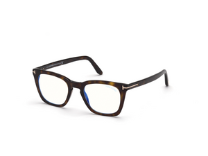 052 - Dark Havana with Clear Lenses