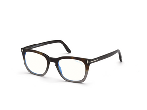 055 - Havana Monocolor with Clear Lenses