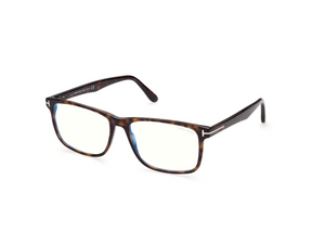 052 - Dark Havana with Clear Lenses