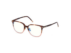 055 - Colored Havana with Clear Lenses