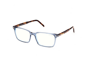 090 - Shiny Light Blue with Clear Lenses
